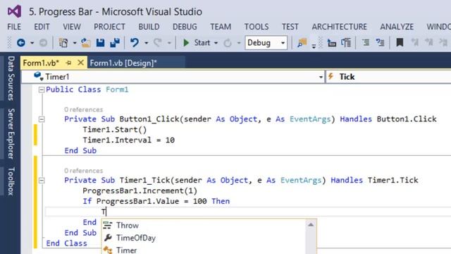Visual Studio 2013 SK Tutorial - 5 - Progress bar смотреть онлайн