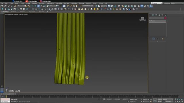 How to create a Curtain 3Ds max | Create a Curtain with Cloth Modifier #curtainmodeling смотреть онлайн