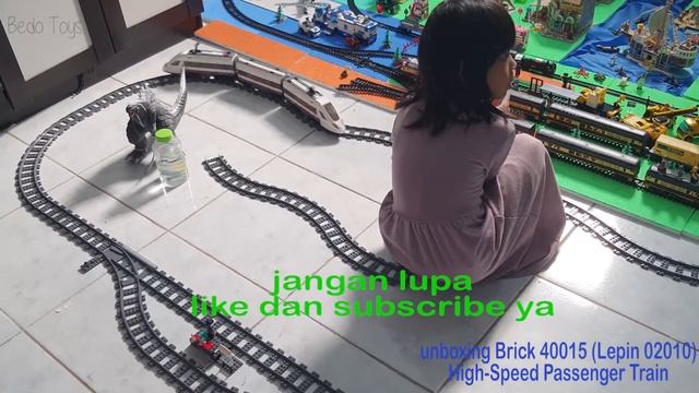 Unboxing Lepin 02010 ( Brick 40015) High-Speed Passenger Train #lepin смотреть онлайн