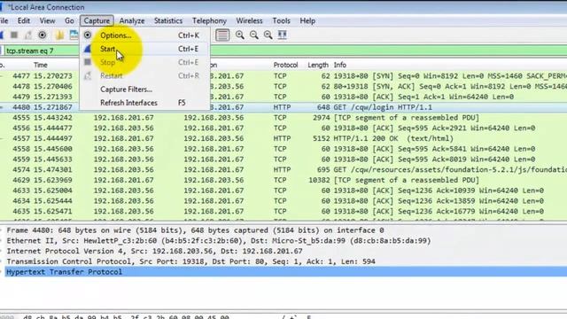 How to sniff information using Wireshark? смотреть онлайн
