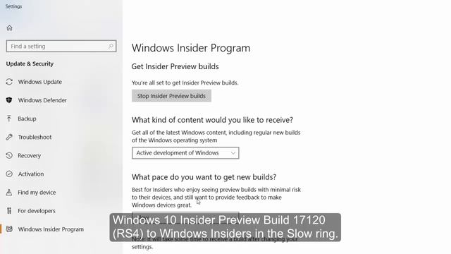 Windows 10 Insider Preview 17120.1 rs4 release смотреть онлайн