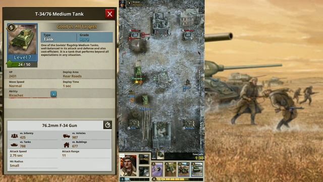 Road to Valor WWII Unit Review: T-34-76 [OUTDATED] смотреть онлайн