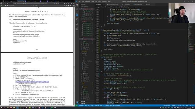 Crypto in Rust: AES-GCM - finishing authenticated encryption and decryption (with some refactoring) смотреть онлайн