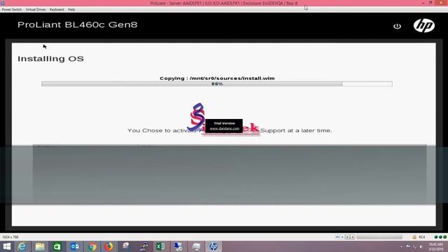 Windows Server 2012 R2 Installation on HP Proliant BL460c Gen8 смотреть онлайн