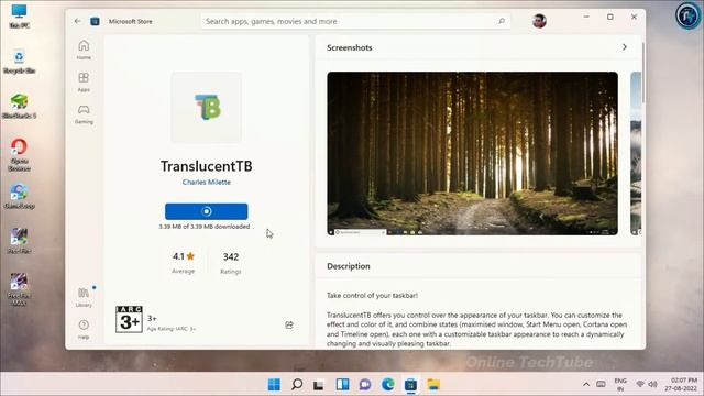 Transparent Taskbar in Windows 11 & Windows 10, Make Windows Look Better смотреть онлайн