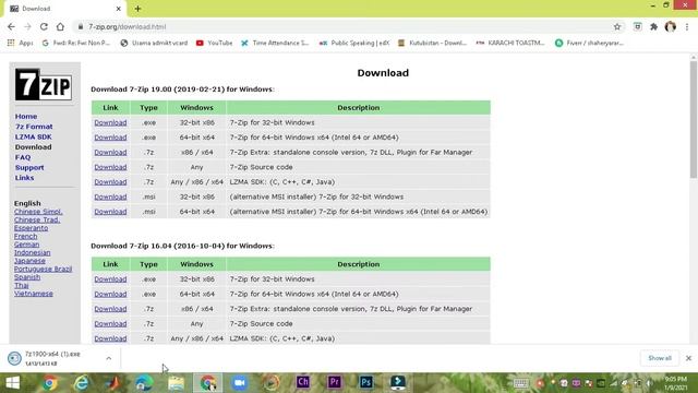 How to Download 7 Zip in your Laptop/PC? (Urdu/Hindi Language) смотреть онлайн
