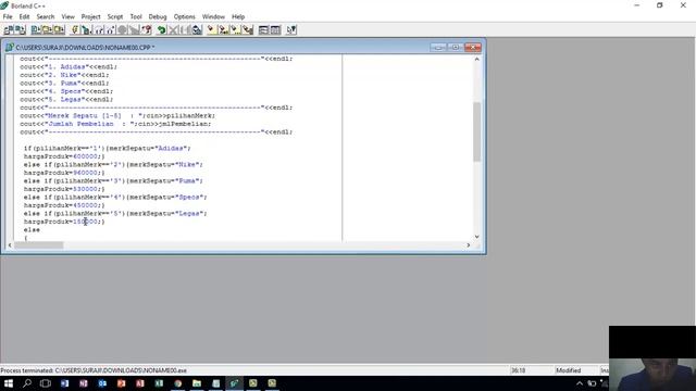Tutorial Program Penjualan Sepatu Menggunakan Borland C++ смотреть онлайн