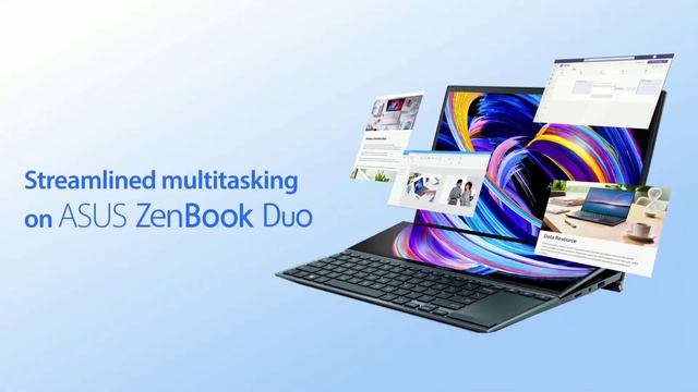 ASUS - How to Organize Task Windows & TouchPad Mode On ZenBook Duo смотреть онлайн