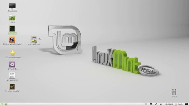 INSTALL windows programs in LINUX MINT 13 смотреть онлайн