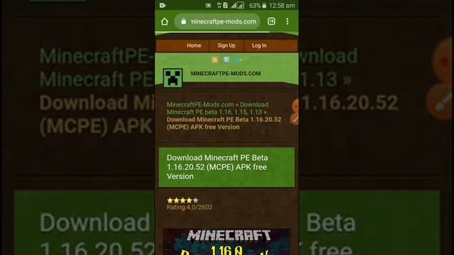 Minecraft download v. 1.16.20.52 free download(2) смотреть онлайн