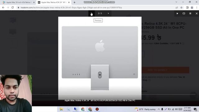 Apple iMac 24 inch 4.5k Retina Display 256GB SSD смотреть онлайн