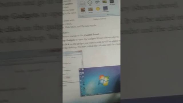Window-7 Desktop Management, Adding desktop gadgets for class 4 смотреть онлайн