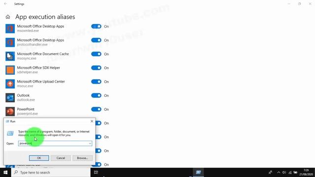 Windows 10 Home : How to enable or disable PowerPoint execution aliases смотреть онлайн