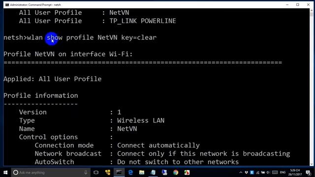 CMD Show Wi Fi Password Windows 10 8 7 XP NETVN смотреть онлайн