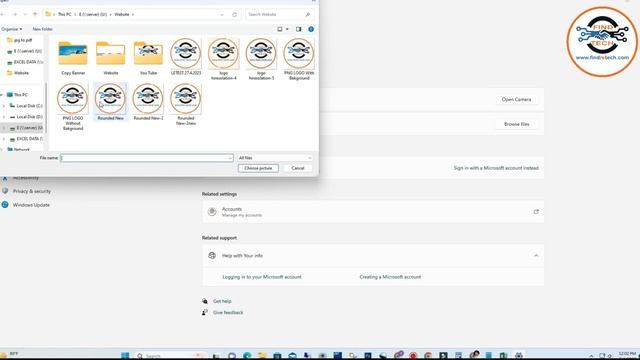 Change Profile Image in windows 11 (easy to way) смотреть онлайн