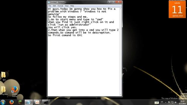 How to remove "Windows is not genuine" TUTORIAL!! WORKS 100% смотреть онлайн