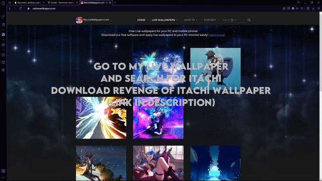Revenge Of ITACHI UCHIA Rainmeter / desktop theme MUST TRY ( WINDOWS 11 ) смотреть онлайн