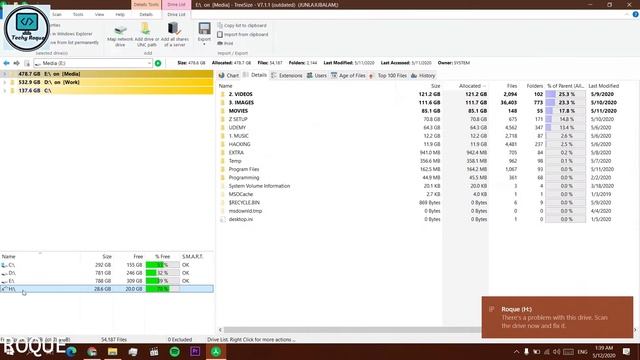 View Folder Size Quickly ,Duplicate Finder - File Explorer || TreeSize Software Tutorial|| Tree Siz смотреть онлайн