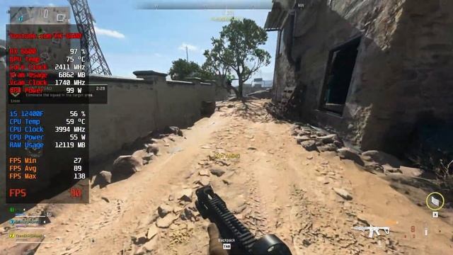 Call of Duty Warzone 2.0 | RX 6600 + i5 12400F | 1080p | Ultra Preset смотреть онлайн