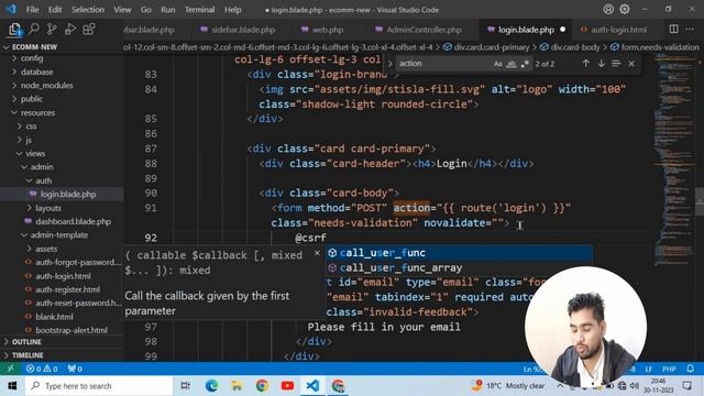 Building Admin Login Page for E-Commerce Website with Laravel 10 #todospecial смотреть онлайн