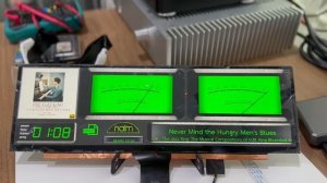 Volumio with VU meter on 14 inches touch display