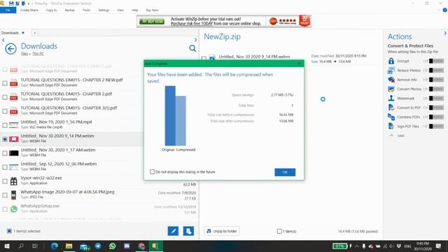 How to use File Compression Tools by using Winzip смотреть онлайн