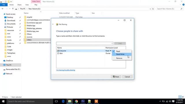 How to share folder on network windows 10 смотреть онлайн