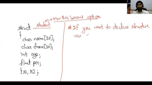 Structure | Basic Concepts | Program to read a record and print it | C Language смотреть онлайн