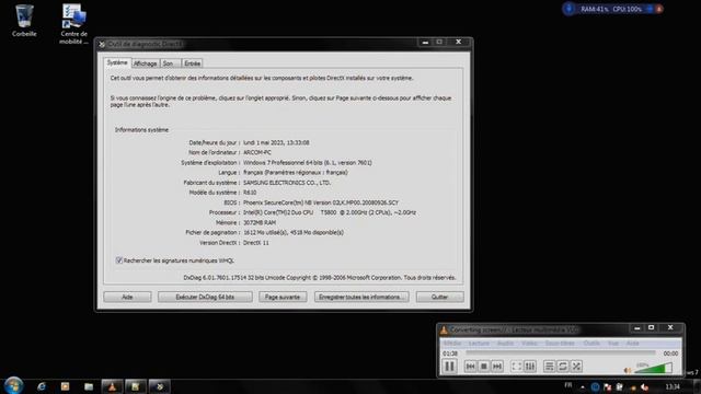 Comment connaître sa version de directX ? смотреть онлайн