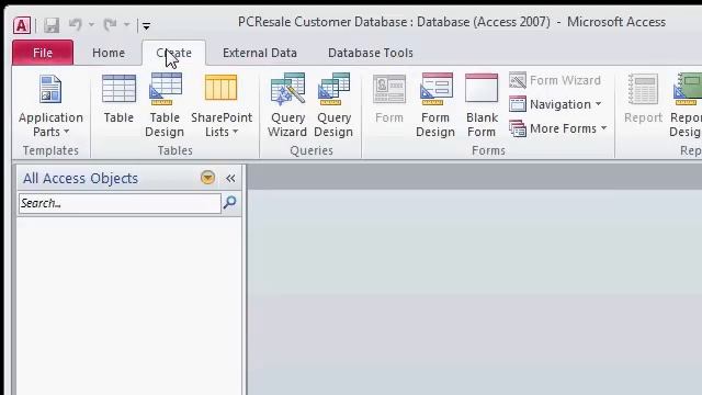 Microsoft Access 2010 Tutorial Part 03 of 12 - The Access Interface смотреть онлайн