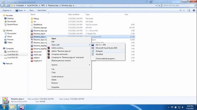 VS C++ MFC : Tutorial Rename app MFC C++ [mfc tutorial c++] смотреть онлайн