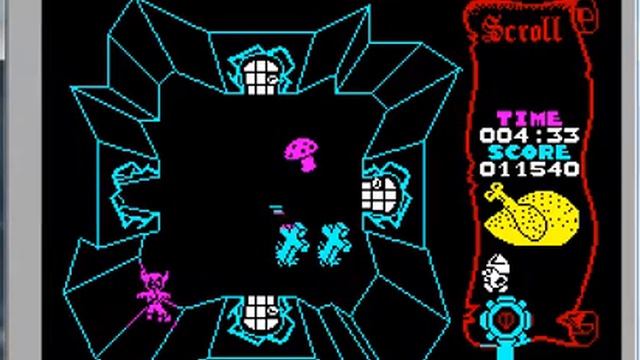 Atic Atac - ZX Spectrum Sinclair - emulador DamSpecEm 0.3 - probado Windows 7 x64 смотреть онлайн