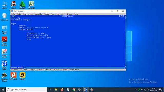 Free Pascal Program Sederhana Kondisi Ganda смотреть онлайн