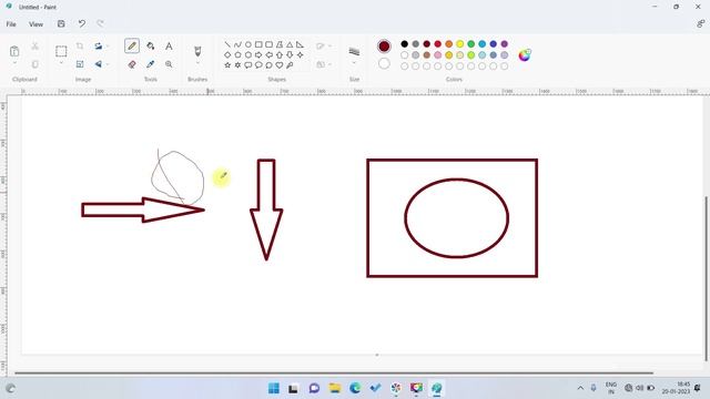 paint in Microsoft windows 11 in one video. смотреть онлайн