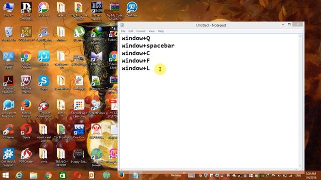 windows keyboard button shortcuts for windows 8 смотреть онлайн