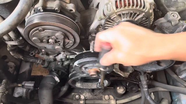 2002 Jeep Liberty 3.7L Waterpump Replacement