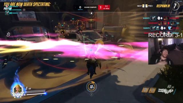 Harbleu DPS Zarya - 39 elims! [ Overwatch Season 31 Top 500 ] смотреть онлайн