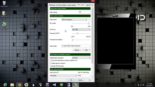 MSI Afterburner Gameplay Capture смотреть онлайн