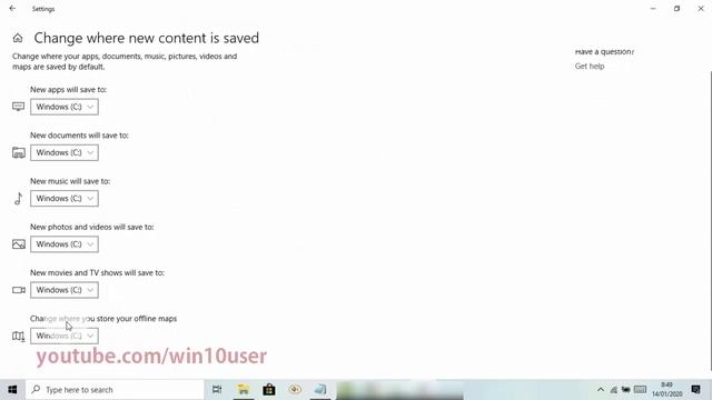 Windows 10 Home : How to set offline maps will save to other drive смотреть онлайн