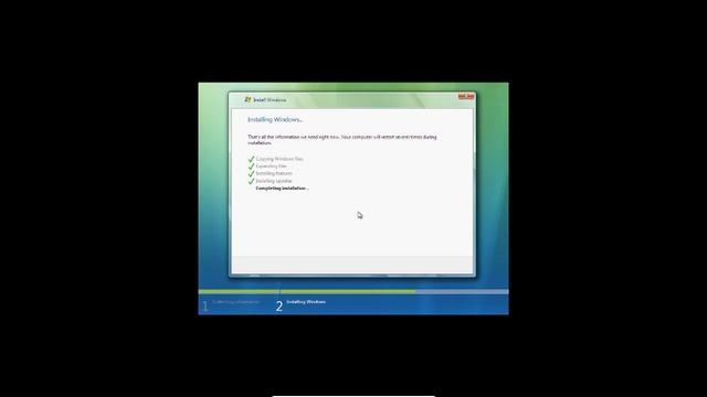 Windows Vista Installation смотреть онлайн