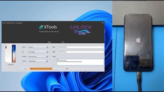 iPhone x Hello Screen 15 Windows Tool смотреть онлайн