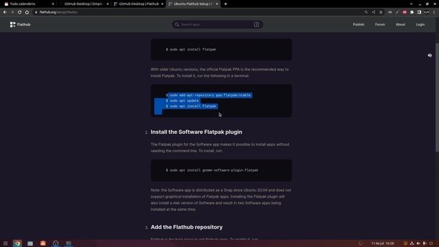 Como instalar a loja de apps FlatHub e Flatpak no Ubuntu смотреть онлайн