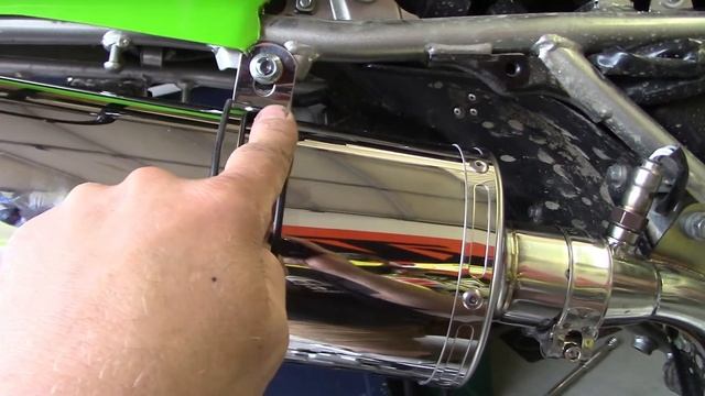 2021 Kawasaki KLX300s slip on exhaust install! смотреть онлайн