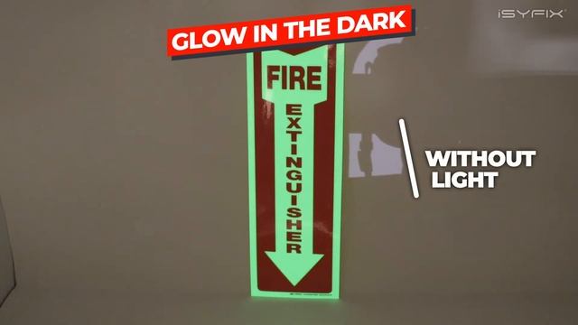 Fire Extinguisher Glow in the Dark Sticker Sign – 3 Pack 4x12 Inch – Premium Self-Adhesive Vinyl.🧯 смотреть онлайн