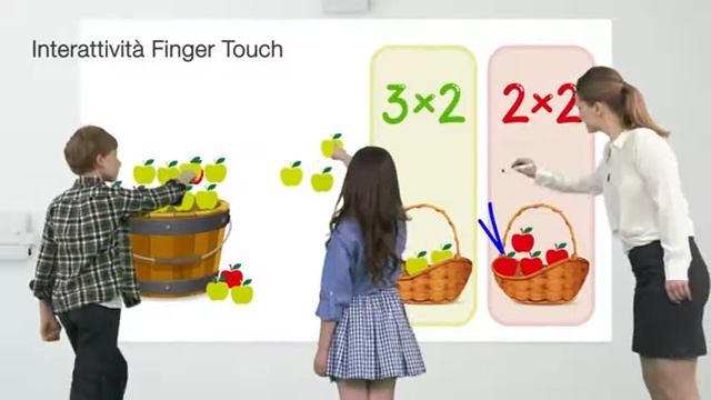 Epson EB 595Wi Il proiettore interattivo Finger Touch смотреть онлайн