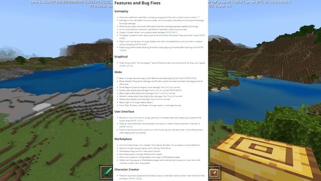 Minecraft Bedrock BETA Preview ✅ 1.18.20.27 ✅ Mobs + Bugs + Bees ⚒️ ( Changelog ) MCPE,Xbox,Window смотреть онлайн