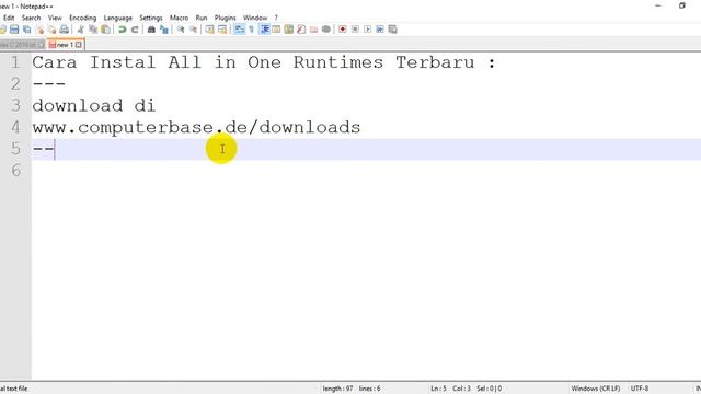 Cara Instal and Download All in One Runtimes Terbaru смотреть онлайн