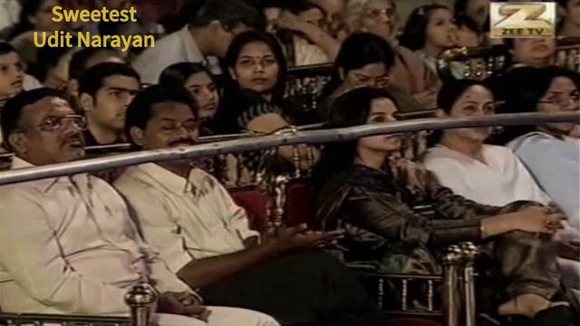 Ammaye Sannaga  Udit Narayan Live Telugu Song Performance  Lata Mangeshkar Concert 2002