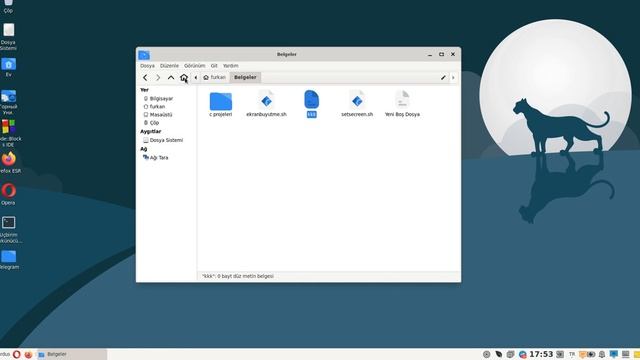 Linux Pardus 1920*1080 dahil etme (VirtualBox) смотреть онлайн