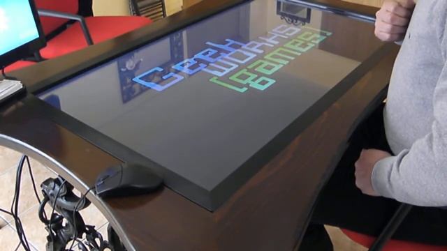 Masa Multitouch 46" 32 touch windows 8 test смотреть онлайн
